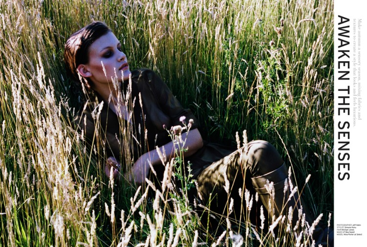Nina Porter Keeps it Natural in Jeff Hahn's SCMP Style Magazine Shoot