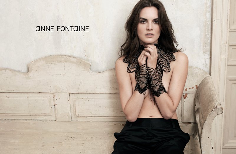 Anouck Lepere for Anne Fontaine Spring 2012 Campaign by Eric Guillemain