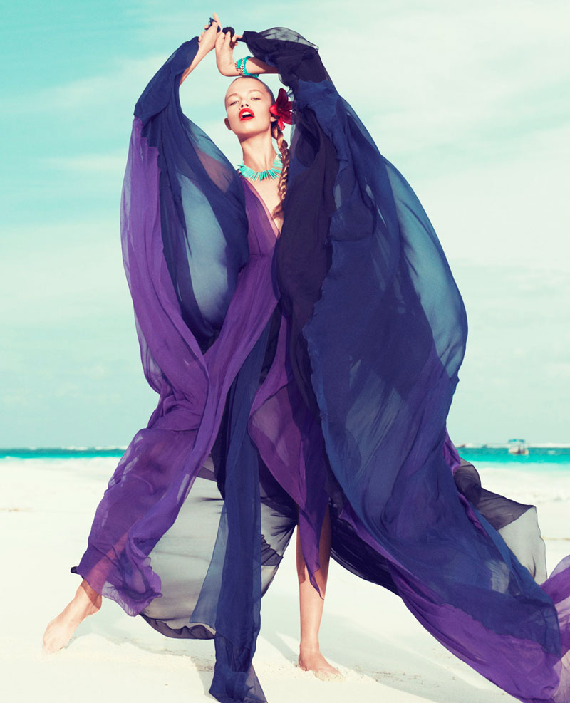 Hailey Clauson by Paola Kudacki for Harper's Bazaar US March 2012