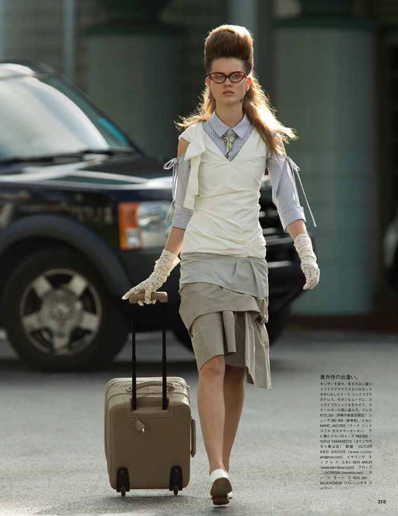 Jac Jagaciak by Hans Feurer for Vogue Japan April 2012