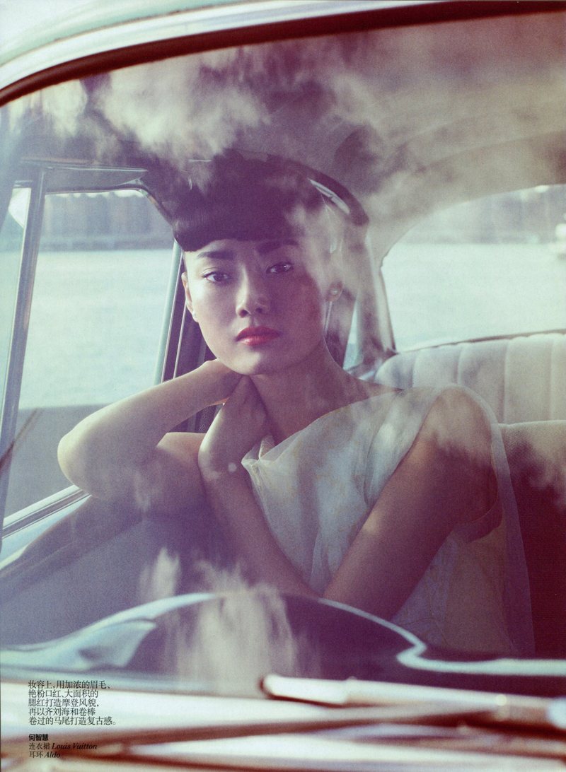 Wang Xiao, Lily Zhi and Zhao Lei by Lincoln Pilcher for Vogue China March 2012