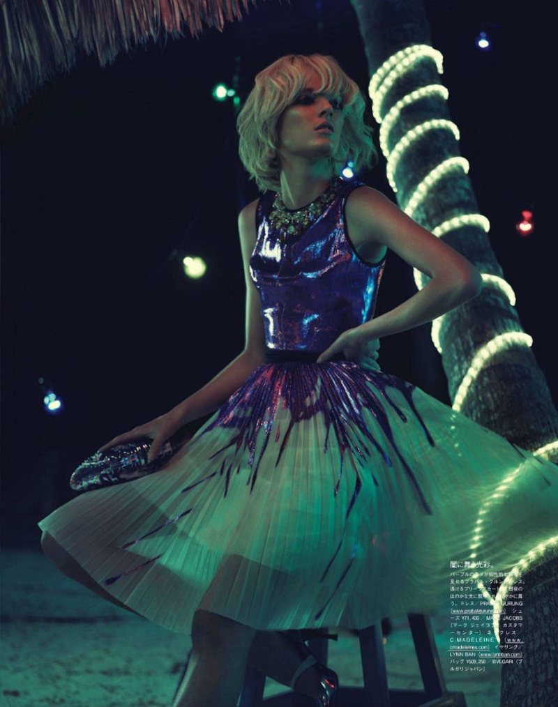Jourdan Dunn & Daria Strokous by Josh Olins for Vogue Japan April 2012