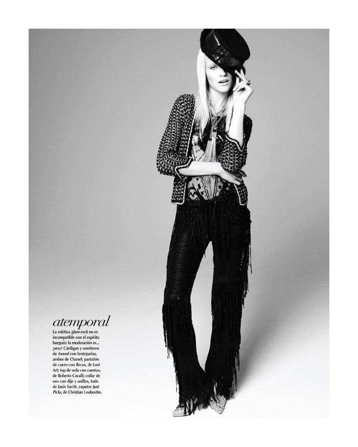 Ginta Lapina by Nagi Sakai in Chanel for Vogue Mexico April 2012