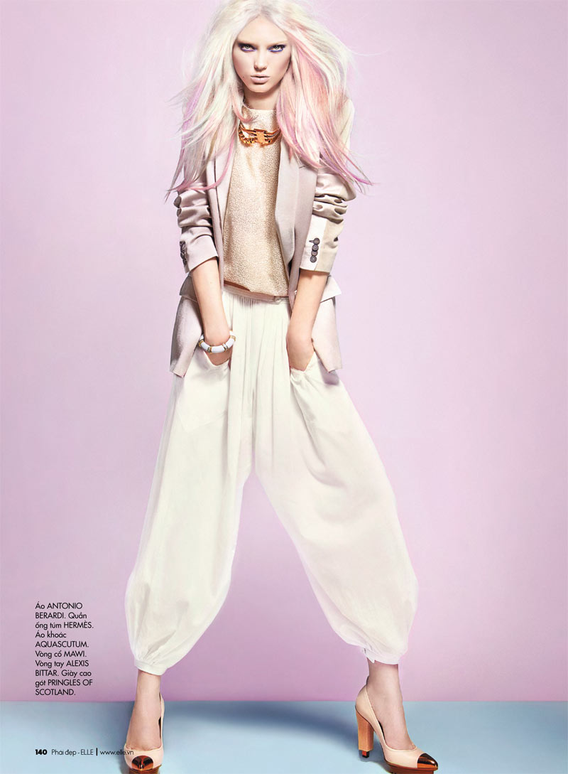 Naty Chabanenko by Kevin Sinclair for Elle Vietnam April 2012