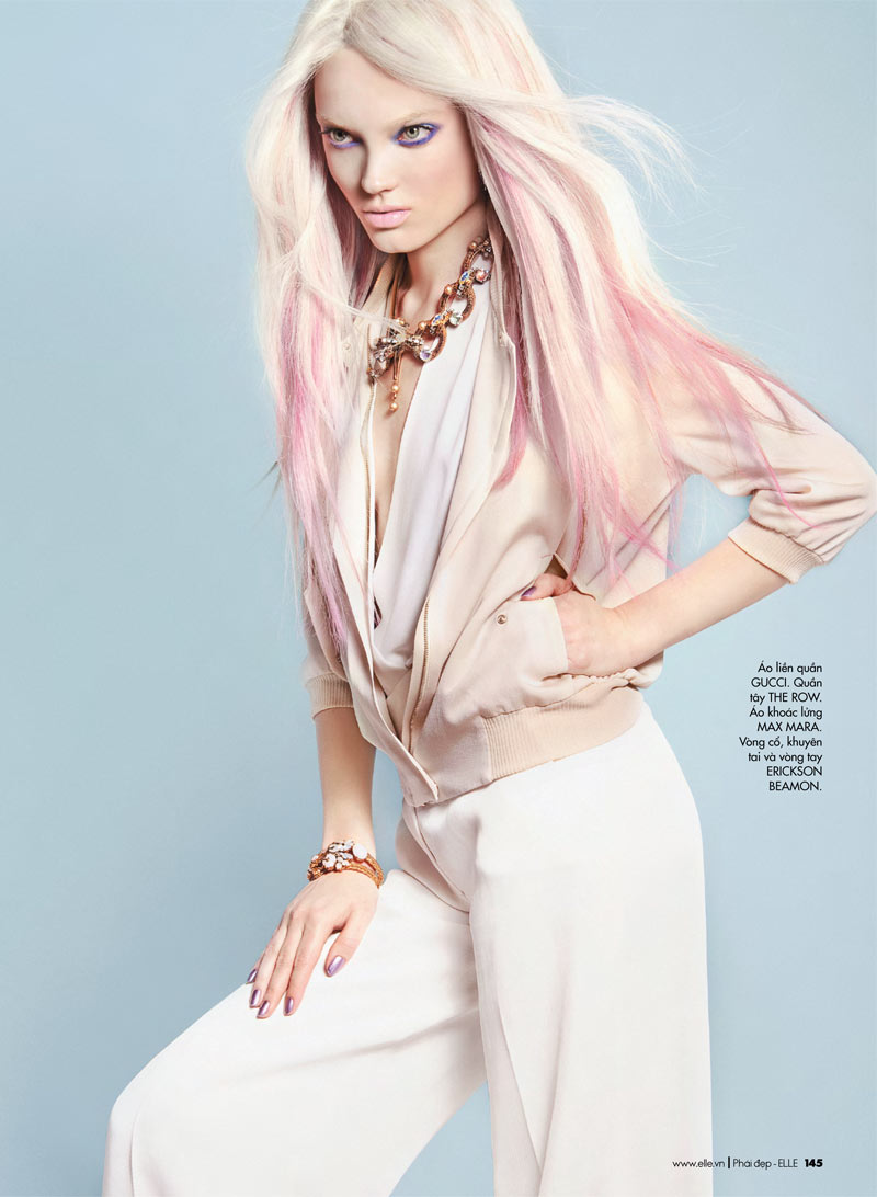 Naty Chabanenko by Kevin Sinclair for Elle Vietnam April 2012
