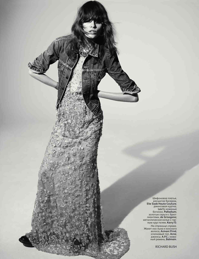 Melissa Stasiuk by Richard Bush for Vogue Russia April 2012