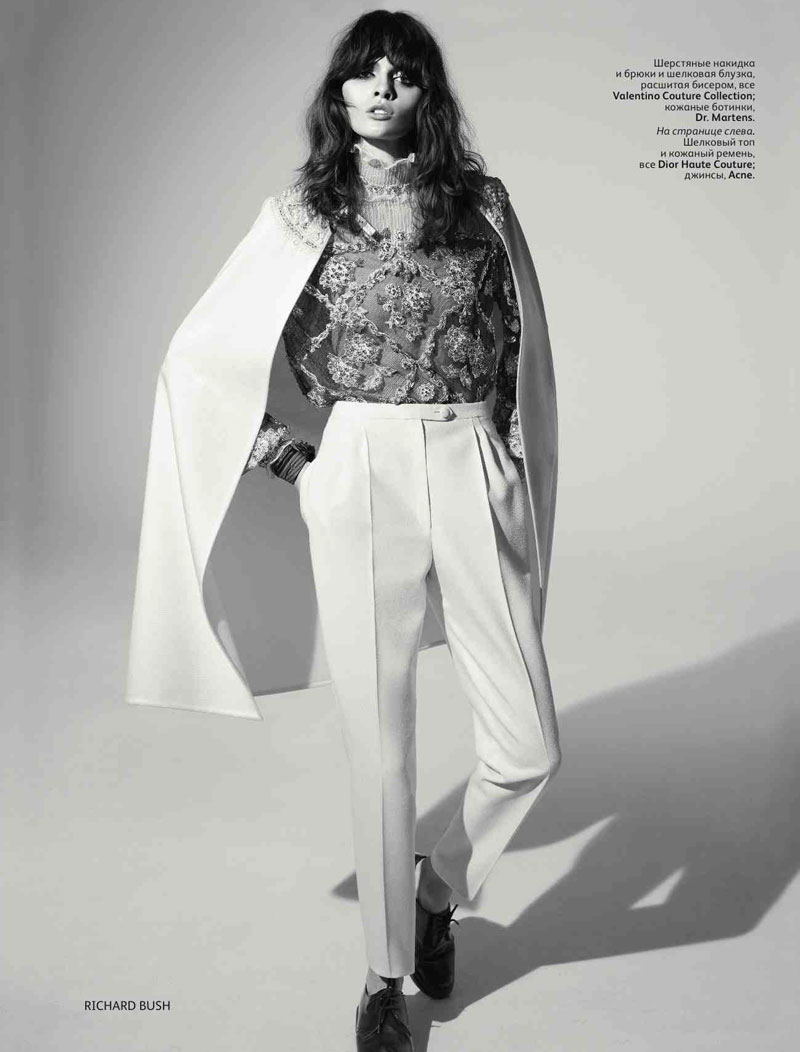 Melissa Stasiuk by Richard Bush for Vogue Russia April 2012