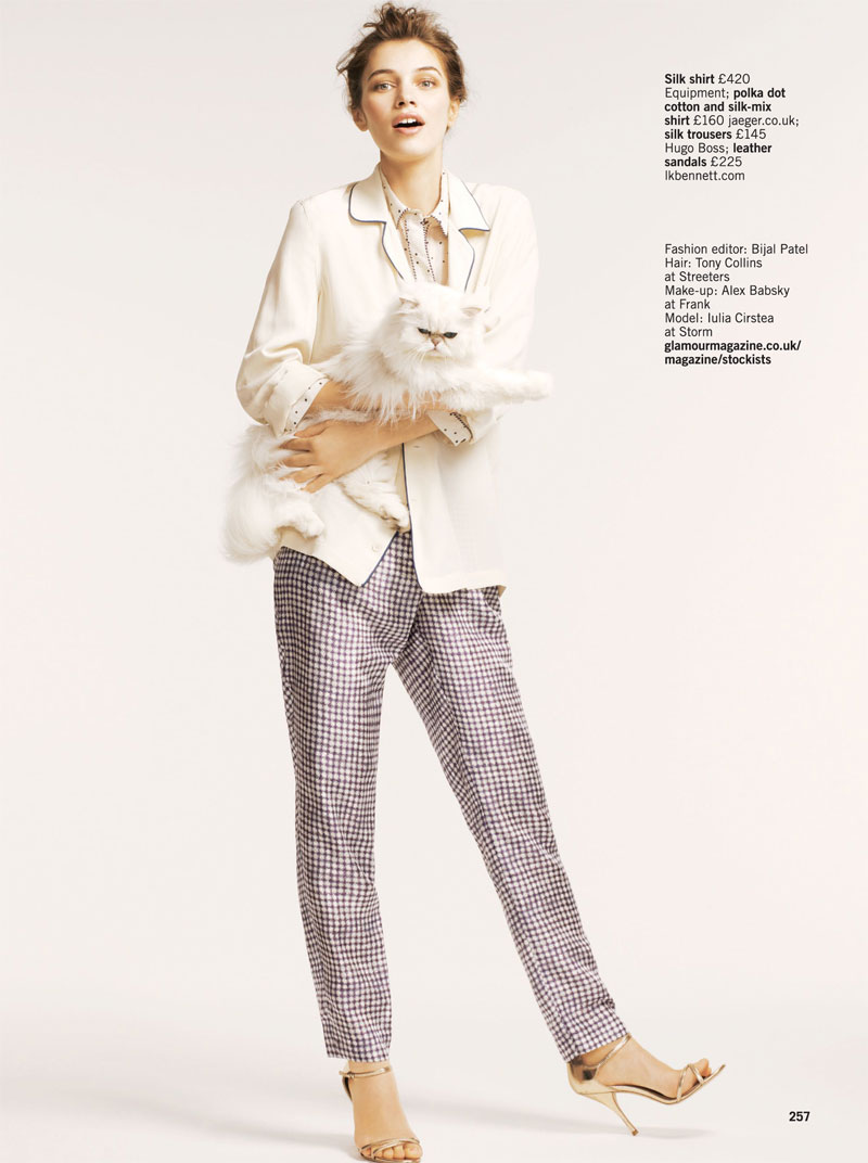 Iulia Carstea by Matthew Eades for Glamour UK May 2012