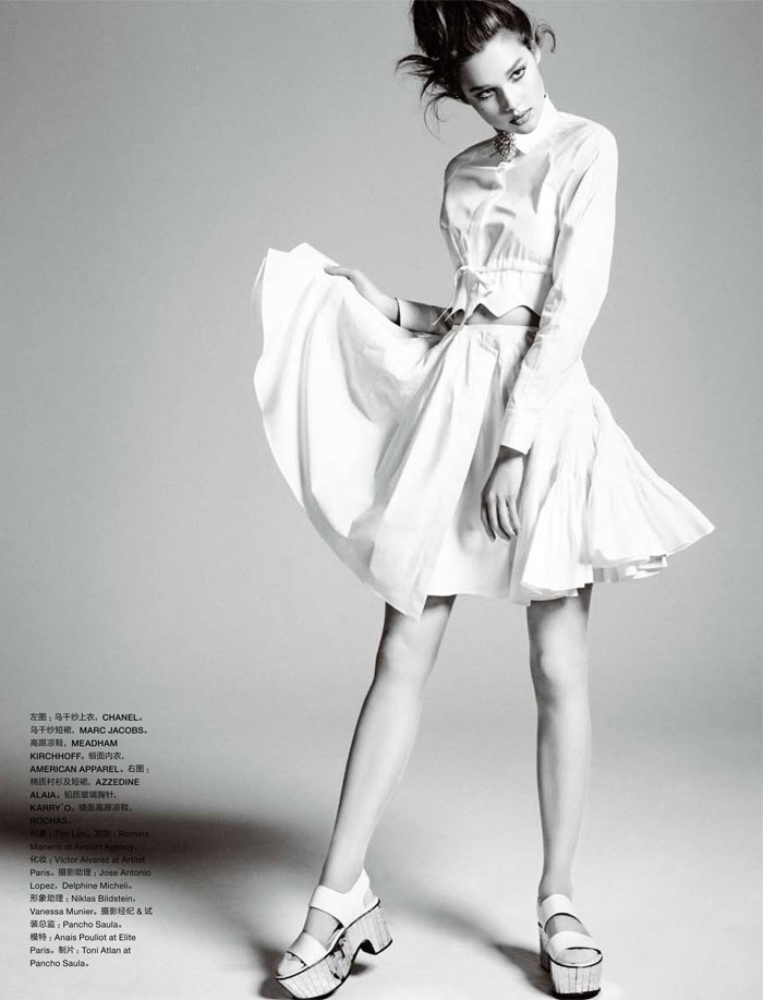 Anais Pouliot by Txema Yeste for Numéro China May 2012