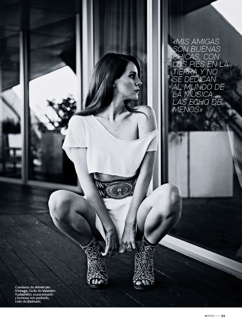 Lana del Rey by Simon Emmett for S Moda April 2012