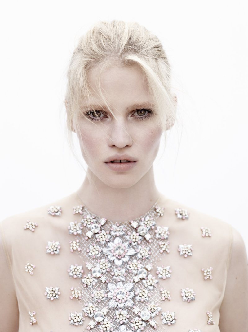 Lara Stone by Josh Olins for Vogue Netherlands May 2012