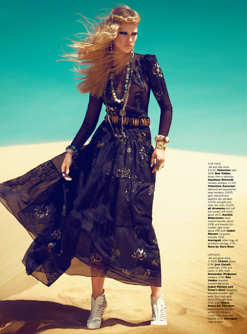 Marcelina Sowa by Kevin Sinclair for Grazia UK June 2012