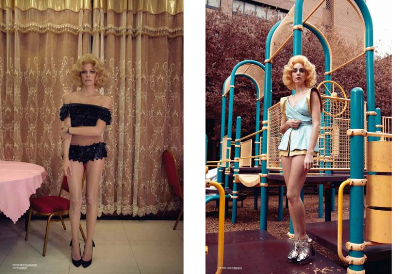 Yelena Yemchuk Captures Top Models as Retro Pin-ups for TAR