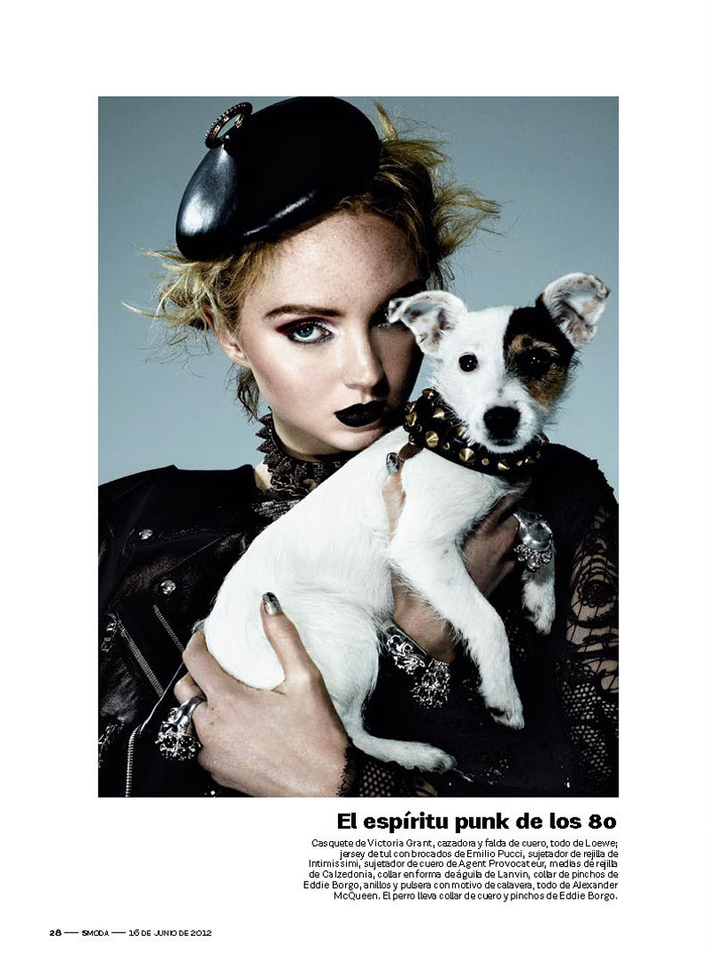 Lily Cole Has London Spirit for S Moda's June 2012 Issue by Damon Baker