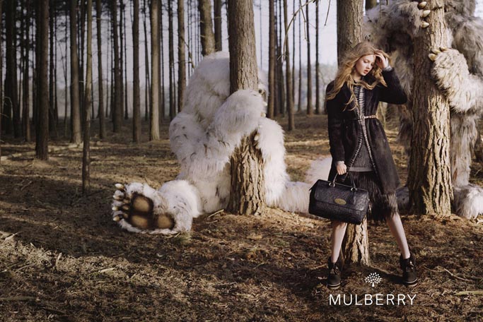 Lindsey Wixson Gets Enchanted for Mulberry's Fall 2012 Campaign by Tim Walker
