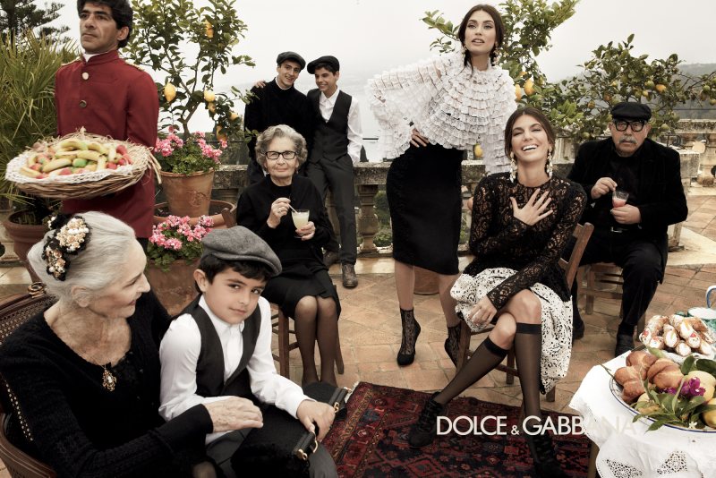 Monica Bellucci, Bianca Balti & Bianca Brandolini Are All in the Family for Dolce & Gabbana's Fall 2012 Campaign by Giampaolo Sgura