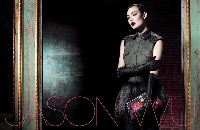 Shalom Harlow Gives Military Vibes for Jason Wu's Fall 2012 Campaign by Willy Vanderperre
