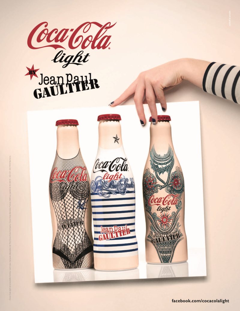 Jean Paul Gaultier's Tattoo Bottle for Diet Coke Debuts in New Campaign