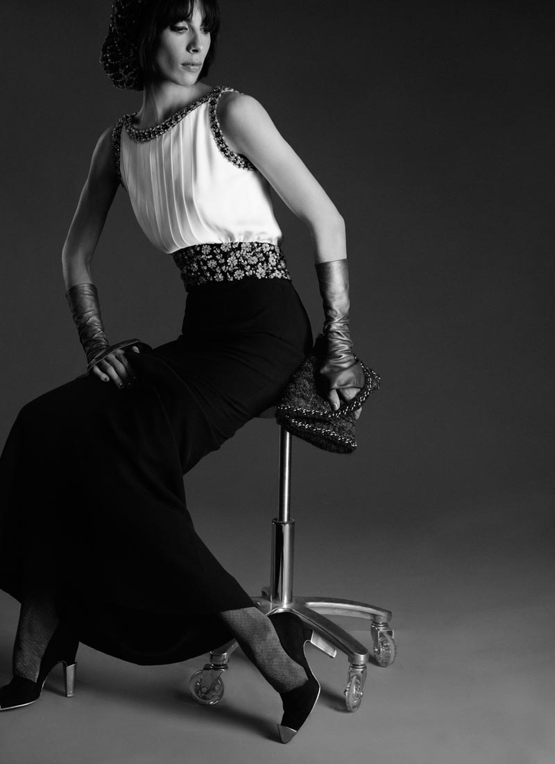 Jamie Bochert Stars in Chanel's Haute Couture Fall 2012 Lookbook by Karl Lagerfeld