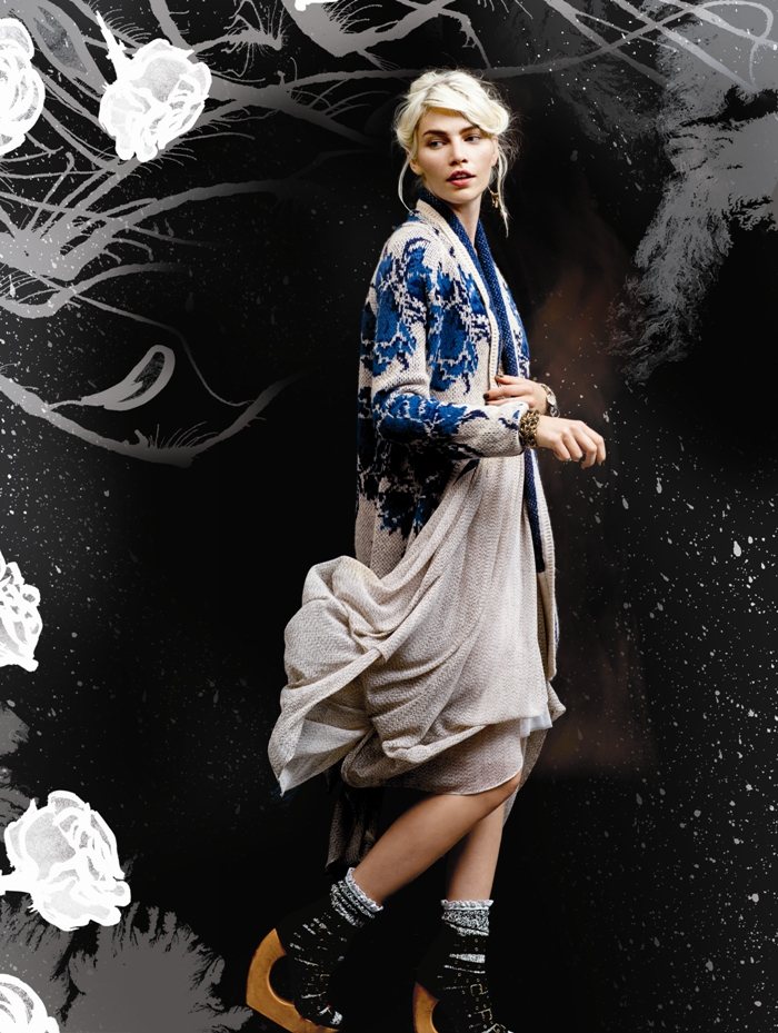 Karlie Kloss & Aline Weber Compare & Contrast for Free People's July 2012 Catalogue