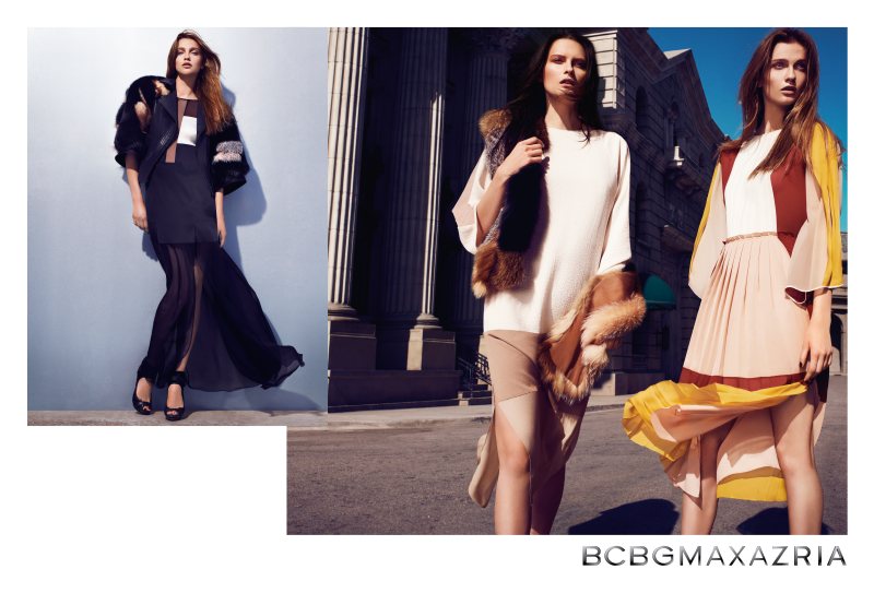 Elena Melnik & Ella Kandyba Are Bohemian Luxe for BCBG Max Azria's Fall 2012 Campaign