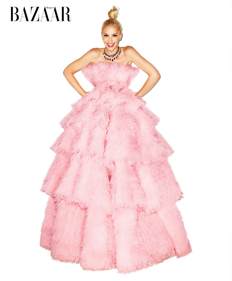 Gwen Stefani Fronts the September Cover of Harper's Bazaar US by Terry Richardson