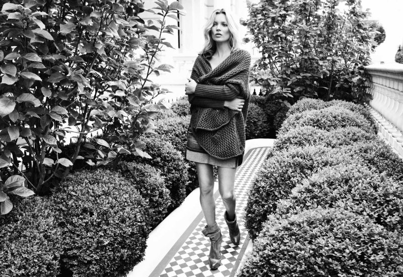 Kate Moss Smolders in Liu Jo's Fall 2012 Campaign by Inez & Vinoodh