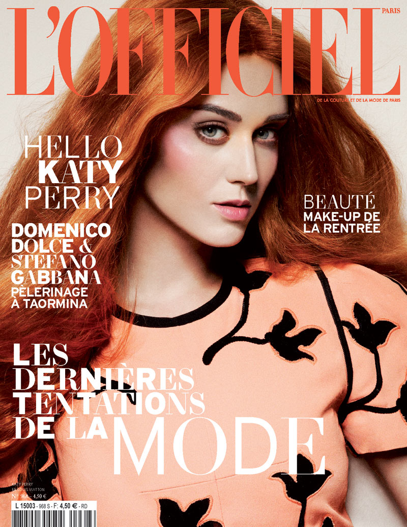 Katy Perry Gets Gothic for L'Officiel Paris' September 2012 Cover Story