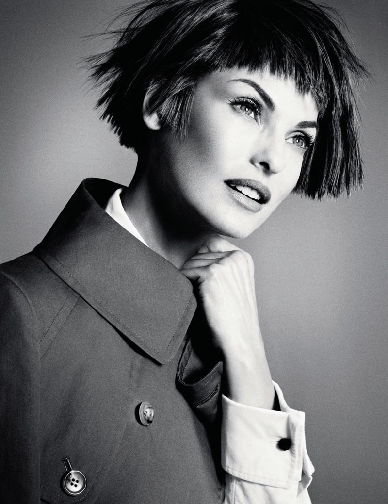 Linda Evangelista Dons Menswear Looks for Interview Russia's September Cover Story