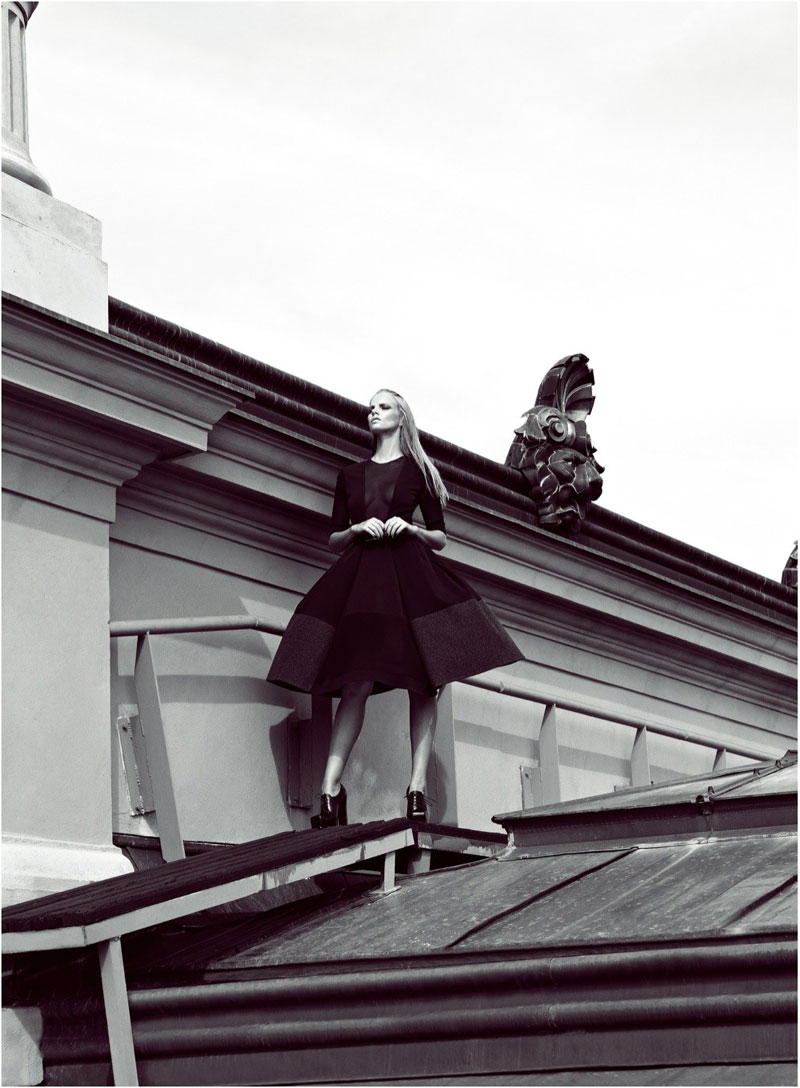 Marloes Horst Stars in the Harper's Bazaar Turkey September Cover Shoot by Koray Birand