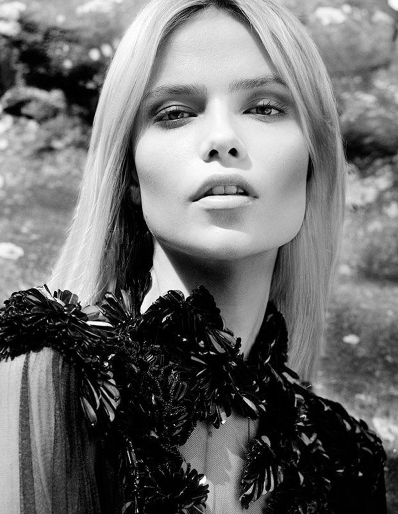 Natasha Poly Models Fall Looks for the September Cover Shoot of Vogue ...