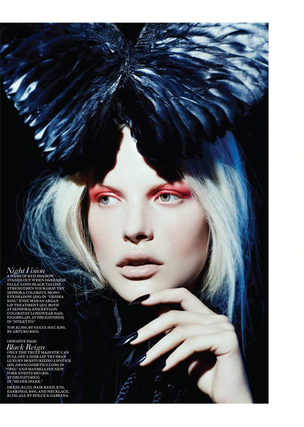 Bekah Jenkins Takes on Gothic Beauty for Fashion October 2012