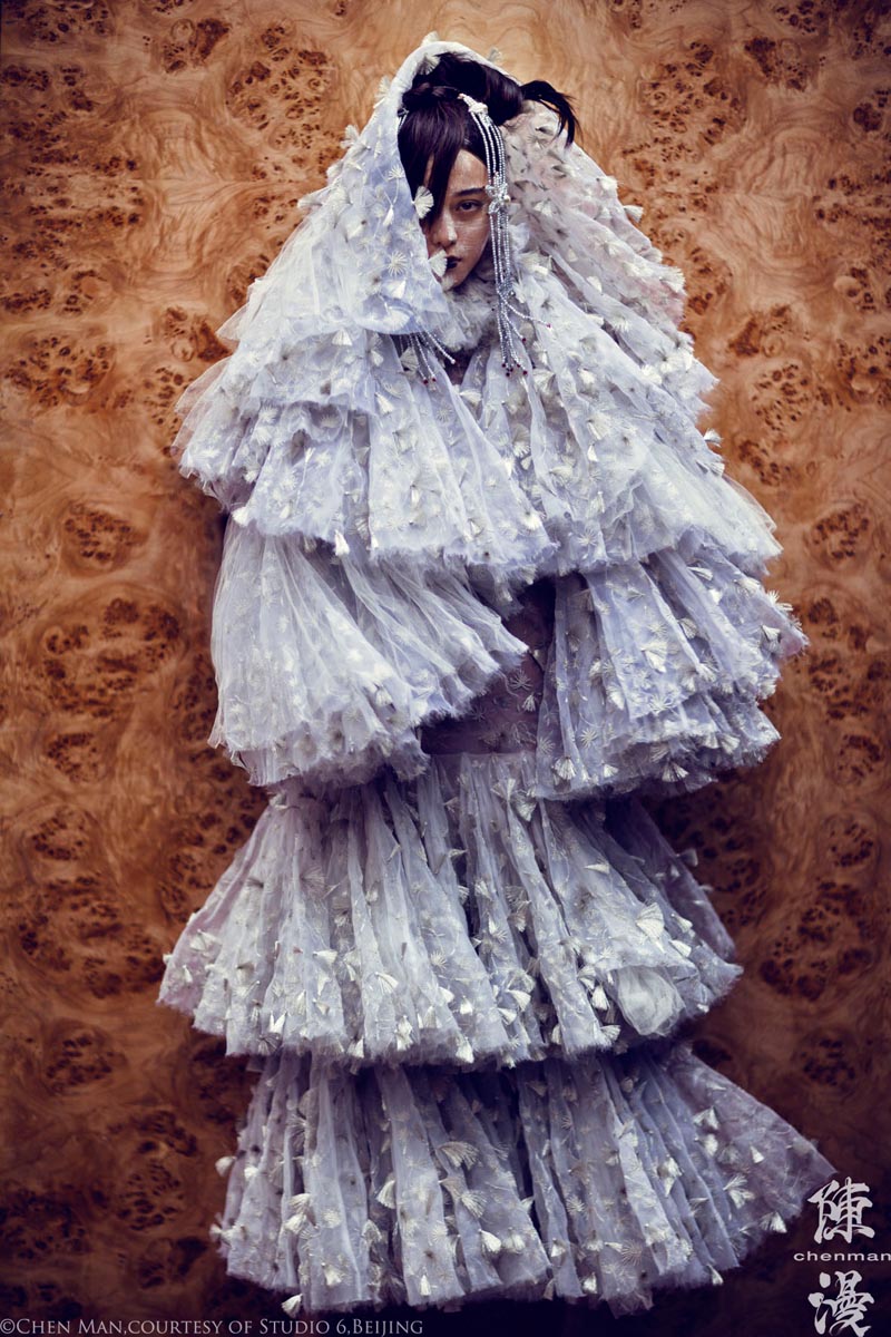 Fan Bingbing Poses for Chen Man in Embellished Style for i-D's Fall 2012 Issue