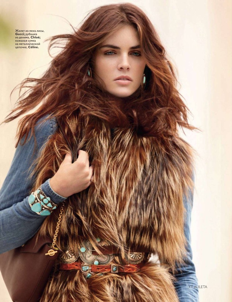 Hilary Rhoda for Vogue Russia November 2010 by KT Auleta