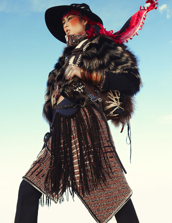 Liu Wen by Greg Kadel in Wild Dreams | Vogue Germany November 2010