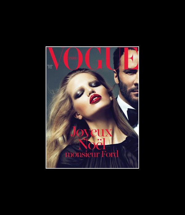 Vogue Paris December/January 2010.2011 Cover | Tom Ford & Daphne Groeneveld by Mert & Marcus