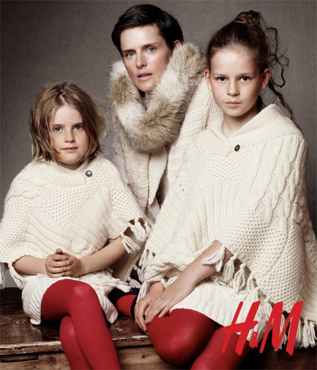 H&M Holiday 2010 Campaign | Mariacarla Boscono, Liya Kebede & Stella Tennant