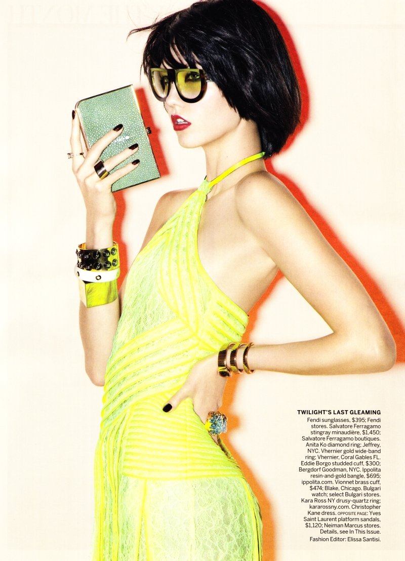 Karlie Kloss by Raymond Meier for Vogue US December 2010