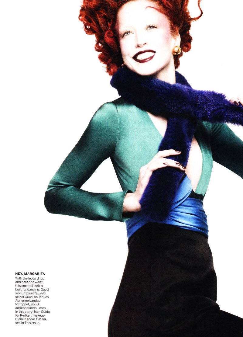 Raquel Zimmermann by David Sims for Vogue US December 2010