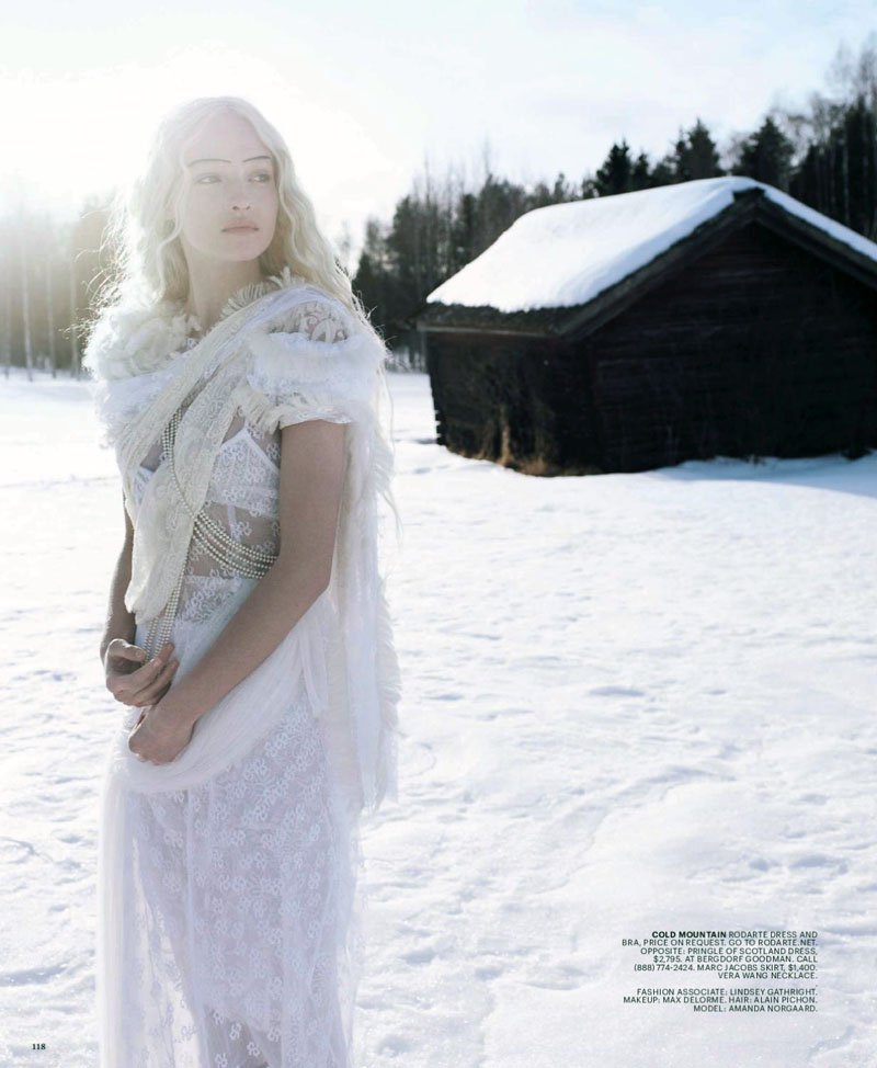 Amanda Norgaard by Sanchez & Mongiello in Winter Sonata | New York Times Style Winter 2010