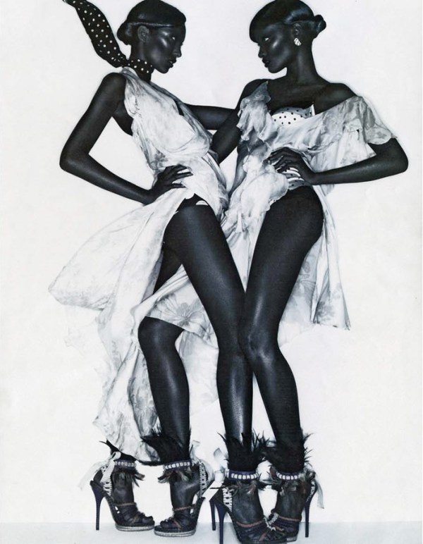 Melodie Monrose & Anais Mali by Solve Sundsbo for Interview December 2010