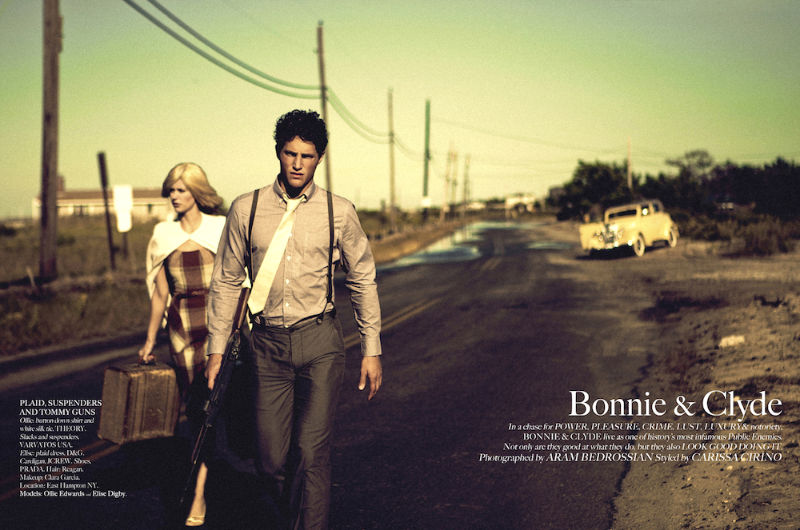 Elise Digby by Aram Bedrossian in Bonnie & Clyde