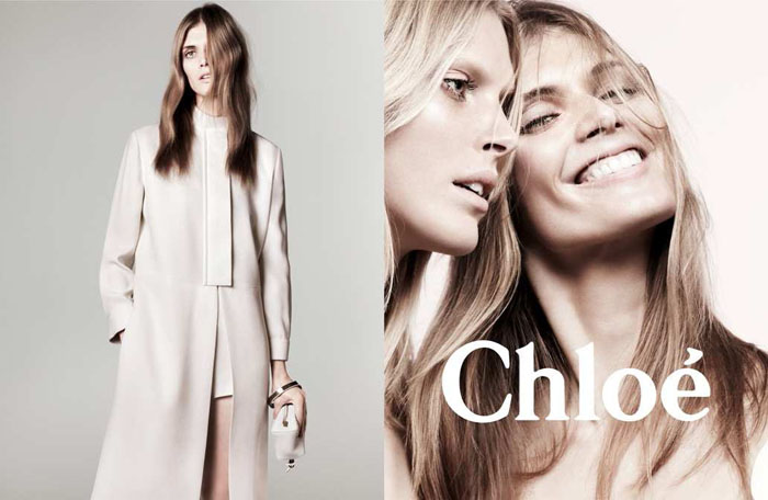 Chloe Spring 2011 Campaign Preview | Iselin Steiro & Malgosia Bela by David Sims