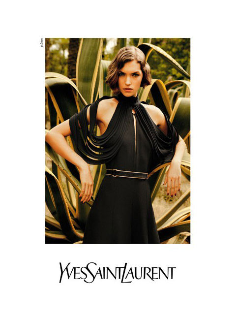 Yves Saint Laurent Spring 2011 Campaign Preview | Arizona Muse by Inez & Vinoodh