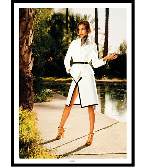 Yves Saint Laurent Spring 2011 Campaign Preview | Arizona Muse by Inez & Vinoodh