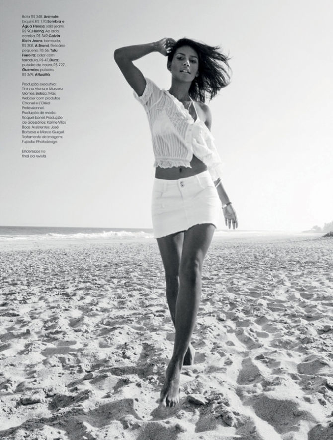 Emanuela de Paula for Vogue Brazil January 2011 by Jacques Dequeker