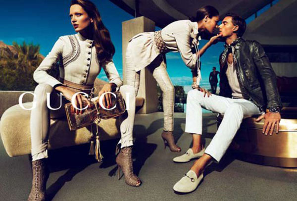 Gucci Spring 2011 Campaign | Karmen Pedaru, Joan Smalls & Hailey Clauson by Mert & Marcus