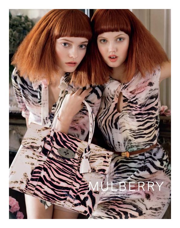 Mulberry Spring 2011 Campaign | Lindsey Wixson & Nimue Smit by Tim Walker