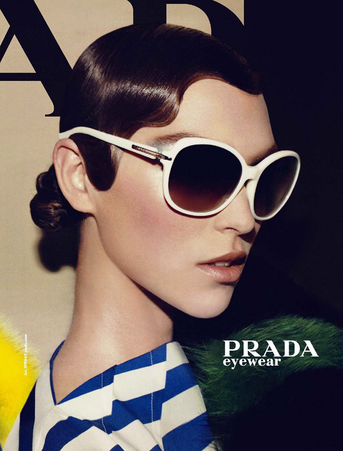 Prada Spring 2011 Campaign Preview | Arizona Muse by Steven Meisel