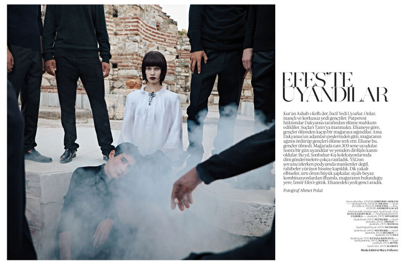 Ranya Mordanova by Ahmet Polat for Vogue Turkey January 2011